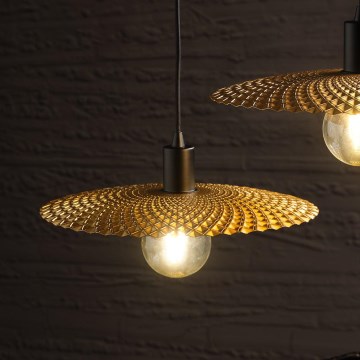 ONLI - Подвесная люстра GOLDEN 1xE27/22W/230V золотистый/черный