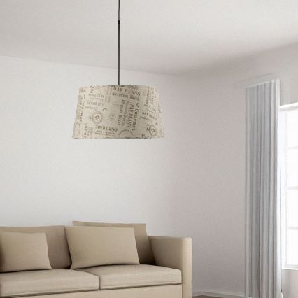 ONLI - Подвесная люстра MAIDA 1xE27/15W/230V диаметр 50 см коричневый