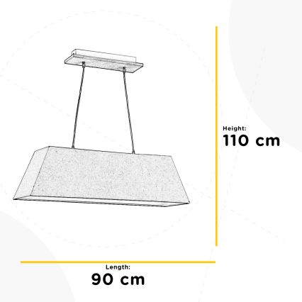 ONLI - Подвесная люстра MIRIEL 2xE27/22W/230V