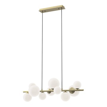 ONLI - Подвесная люстра PALOMA 10xG9/10W/230V золотистый