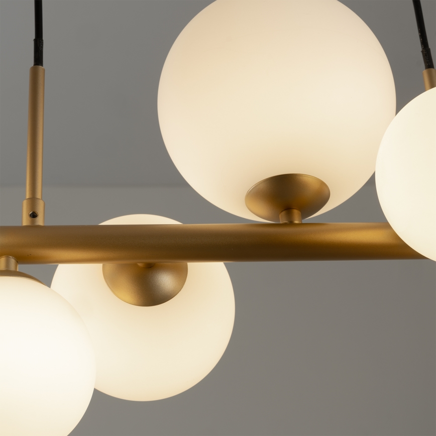 ONLI - Подвесная люстра PALOMA 10xG9/10W/230V золотистый