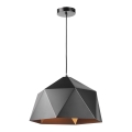 ONLI - Подвесная люстра YONG 1xE27/22W/230V черный диаметр 46 см