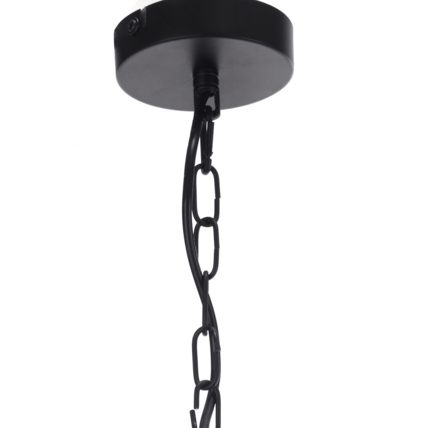 ONLI - Подвесная люстра ZAIR 1xE27/22W/230V черный/серебристый