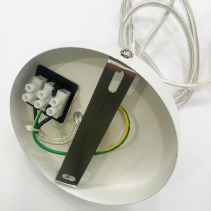 ONLI - Подвесной светильник на тросе BOLLICINE 1xE27/15W/230V белый