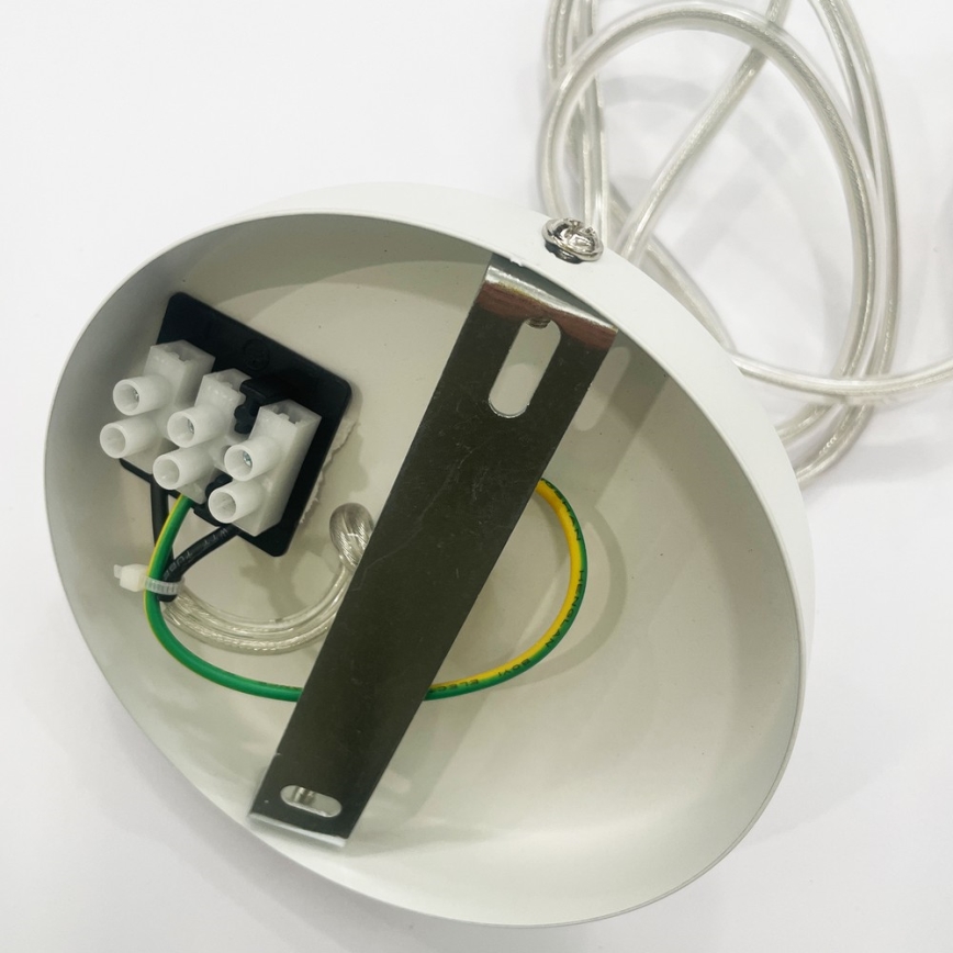 ONLI - Подвесной светильник на тросе BOLLICINE 1xE27/15W/230V белый