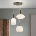 ONLI - Подвесной светильник на тросе DOROTY 3xE27/15W/230V белый/глянцевый хром