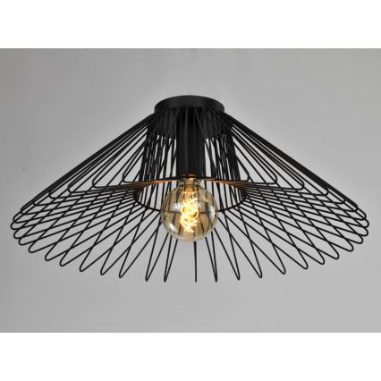 ONLI - Потолочный светильник DUCCIO 1xE27/22W/230V диаметр 60 см черный