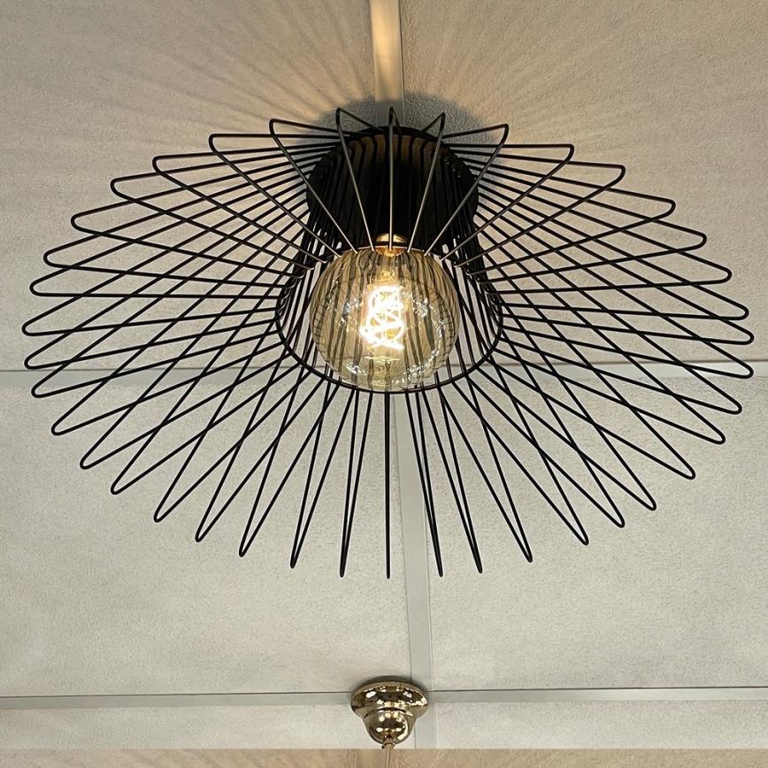 ONLI - Потолочный светильник DUCCIO 1xE27/22W/230V диаметр 60 см черный