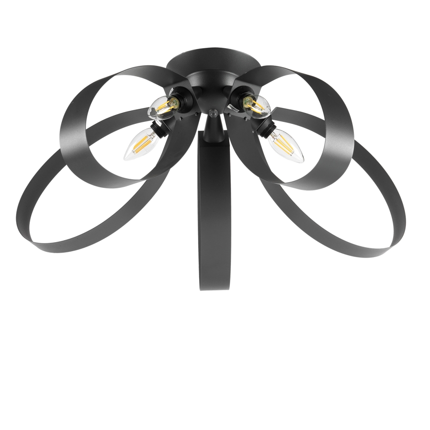 ONLI - Потолочный светильник SERENA 5xE14/6W/230V черный