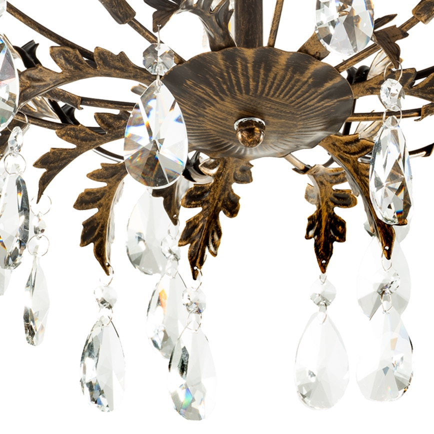 ONLI - Потолочный светильник TERESA 3xE14/6W/230V бронзовый