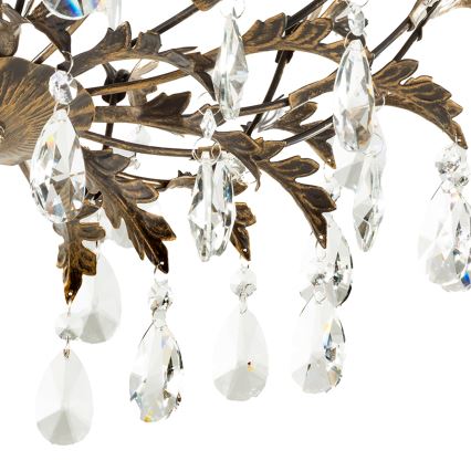 ONLI - Потолочный светильник TERESA 5xE14/6W/230V бронзовый