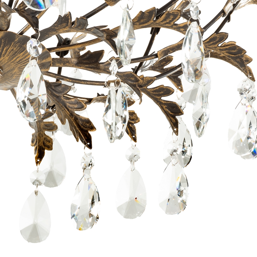 ONLI - Потолочный светильник TERESA 5xE14/6W/230V бронзовый