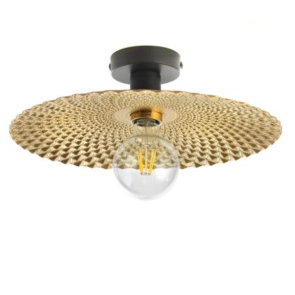 ONLI - Стельовий світильник GOLDEN 1xE27/22W/230V діаметр 38 см золотий/чорний