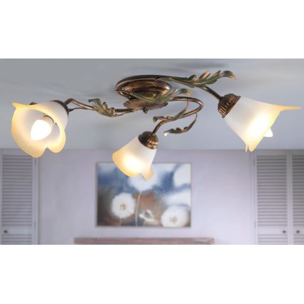 ONLI - Стельовий світильник QUERCIA 3xE14/6W/230V