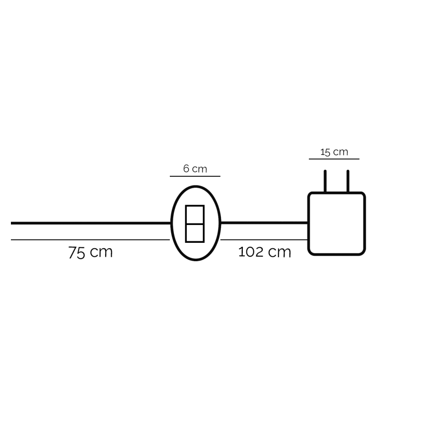ONLI - Светодиодная настольная лампа DAFNE LED/12W/230V 4000K 48 см черный