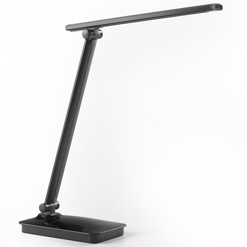 ONLI - Светодиодная настольная лампа с регулированием яркости и USB-портом DESKI LED/7W/230V 4000K черный