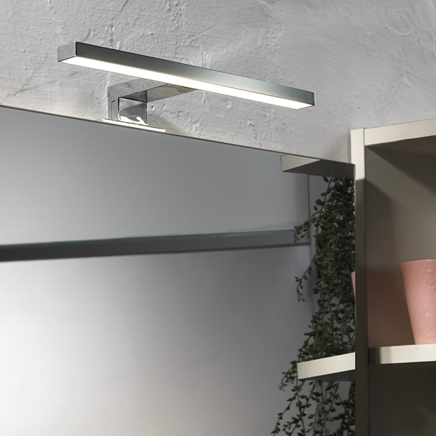 ONLI - Светодиодная подсветка для зеркала в ванной комнате NEMO LED/4,5W/230V 4000K 30 см IP44 блестящий хром
