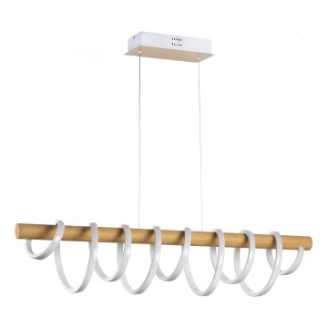 ONLI - Светодиодная подвесная люстра NILO LED/70W/230V 4000K коричневый/белый