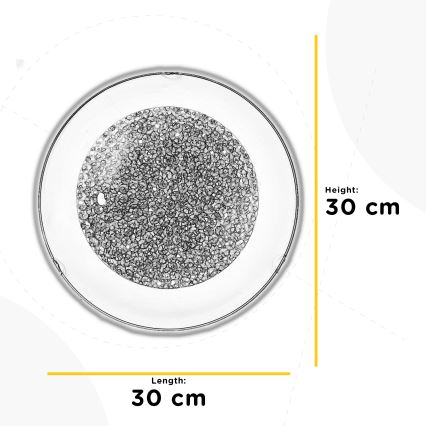 ONLI - Светодиодный потолочный светильник BRILL LED/12W/230V 4000K диаметр 30 см