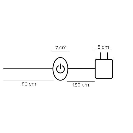 ONLI - Светодиодный торшер TWIST LED/24W/230V 4000K черный