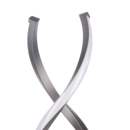 ONLI - Світлодіодна настільна лампа DNA LED/12W/230V 4000K 48,5 см срібний