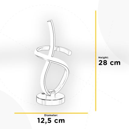 ONLI - Світлодіодна настільна лампа KIRA LED/10W/230V 4000K 28 см золотий