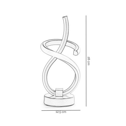 ONLI - Світлодіодна настільна лампа KIRA LED/10W/230V 4000K 28 см золотий