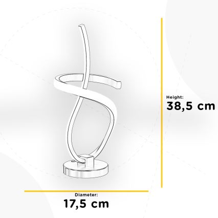 ONLI - Світлодіодна настільна лампа KIRA LED/12W/230V 4000K 38,5 см золотий