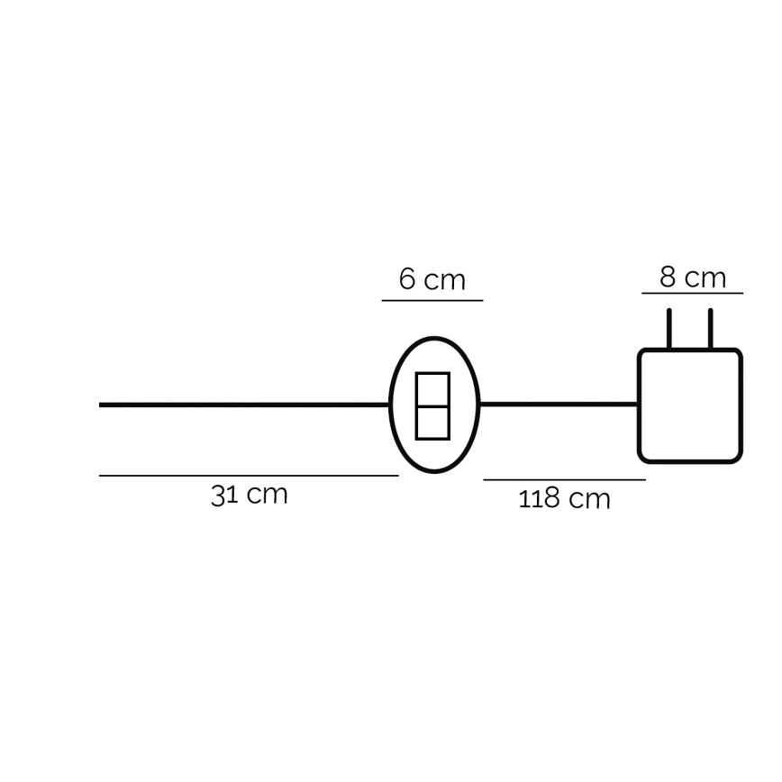 ONLI - Світлодіодна настільна лампа TWIST LED/16W/230V 4000K 81 см чорний