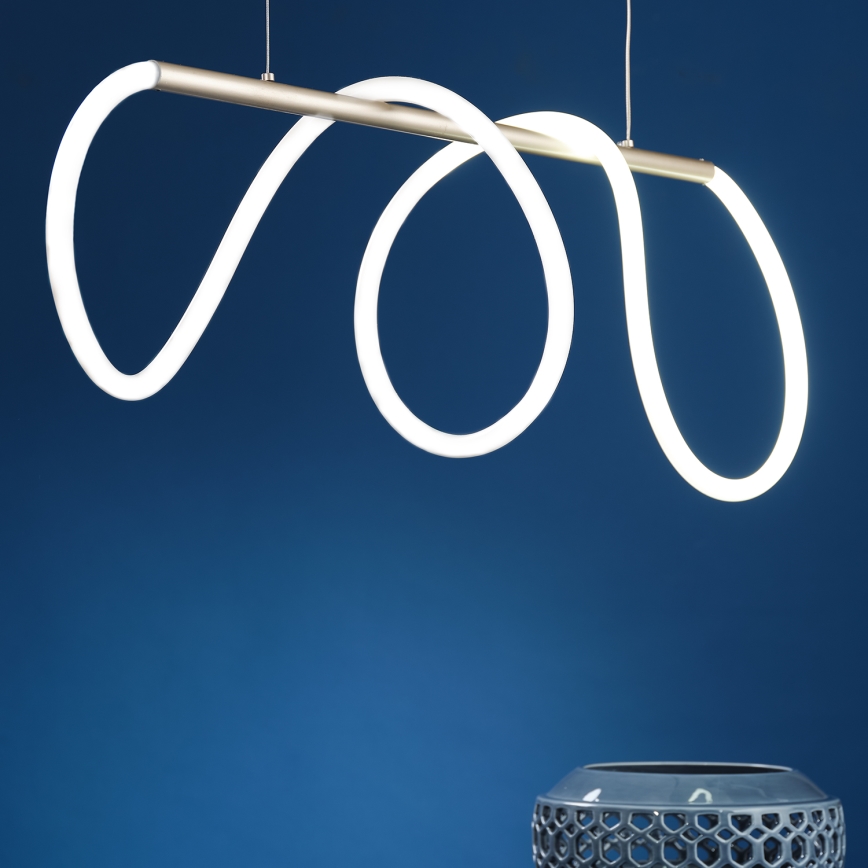 ONLI - Світлодіодна підвісна люстра AMANDA LED/40W/230V 4500K матовий хром