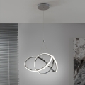 ONLI - Світлодіодна підвісна люстра LOOP LED/40W/230V 4000K глянцевий хром