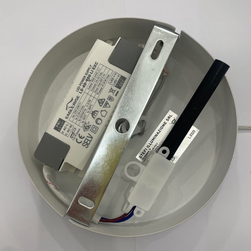 ONLI - Світлодіодна підвісна люстра LOOP LED/40W/230V 4000K глянцевий хром