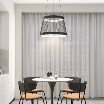 ONLI - Світлодіодна підвісна люстра MATE LED/40W/230V 4000K чорний