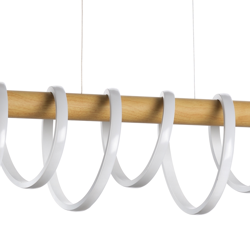 ONLI - Світлодіодна підвісна люстра NILO LED/70W/230V 4000K коричневий/білий