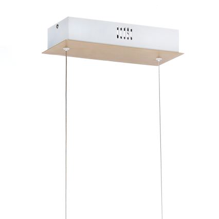 ONLI - Світлодіодна підвісна люстра NILO LED/70W/230V 4000K коричневий/білий
