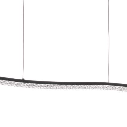 ONLI - Світлодіодна підвісна люстра ONDA LED/30W/230V 4000K чорний