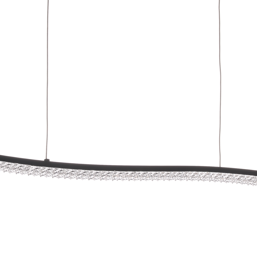 ONLI - Світлодіодна підвісна люстра ONDA LED/30W/230V 4000K чорний