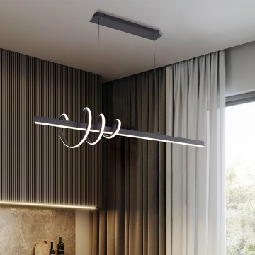 ONLI - Світлодіодна підвісна люстра SWING LED/30W/230V 4000K чорний