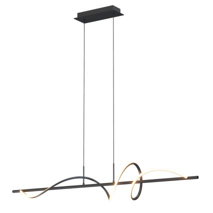 ONLI - Світлодіодна підвісна люстра TWIST LED/30W/230V 4000K чорний