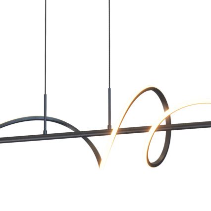 ONLI - Світлодіодна підвісна люстра TWIST LED/30W/230V 4000K чорний