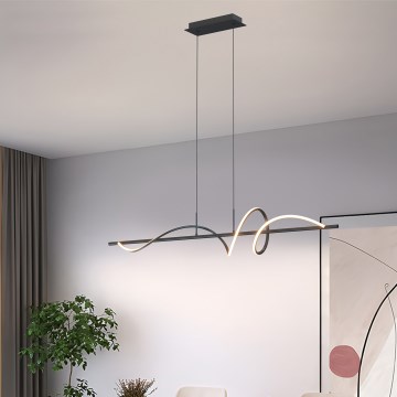 ONLI - Світлодіодна підвісна люстра TWIST LED/30W/230V 4000K чорний