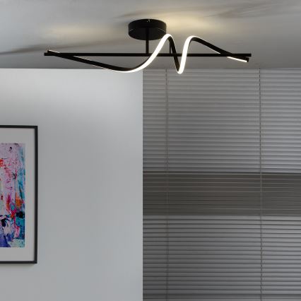 ONLI - Світлодіодний настінний світильник TWIST LED/25W/230V 4000K чорний