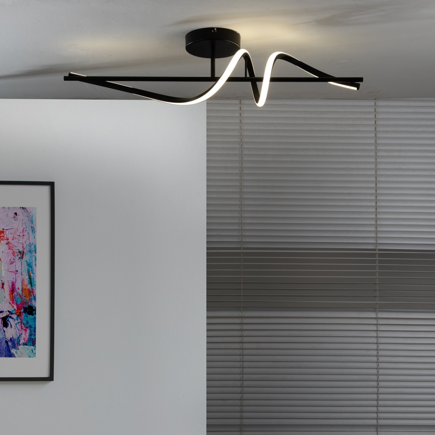 ONLI - Світлодіодний настінний світильник TWIST LED/25W/230V 4000K чорний