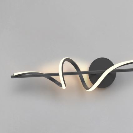 ONLI - Світлодіодний настінний світильник TWIST LED/25W/230V 4000K чорний