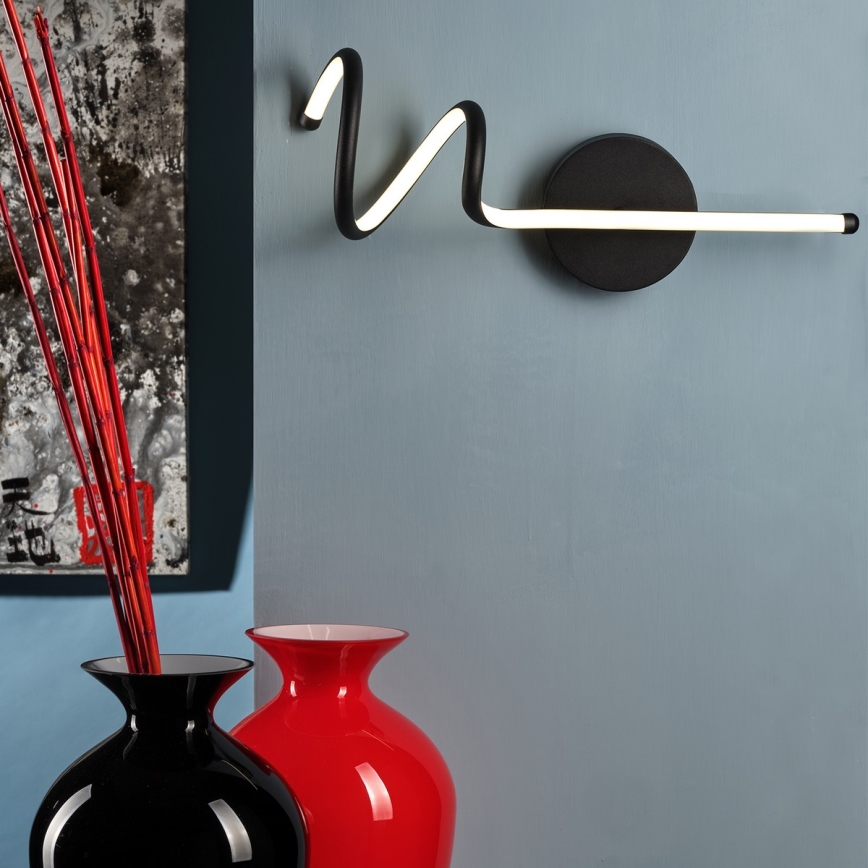 ONLI - Світлодіодний настінний світильник TWIST LED/6W/230V 4000K чорний