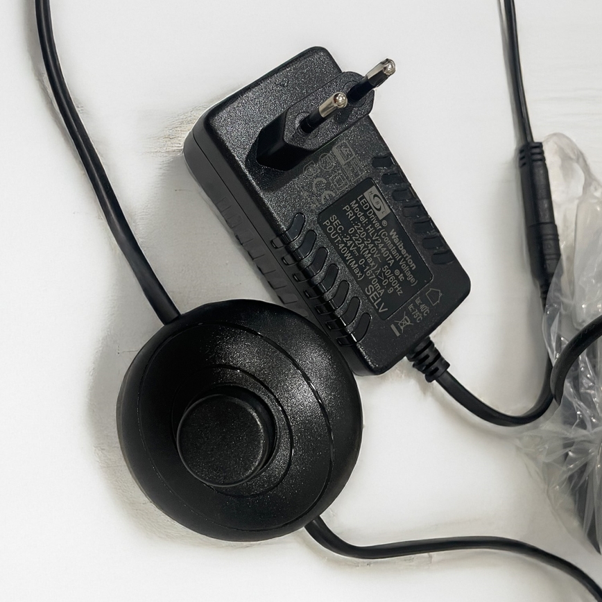 ONLI - Світлодіодний торшер DAFNE LED/38W/230V 4000K чорний