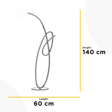 ONLI - Світлодіодний торшер SIGN LED/42W/230V 4000K золотий
