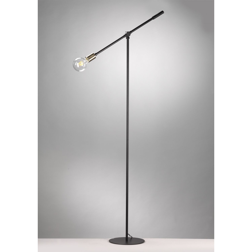 ONLI - Торшер ASTE 1xE27/15W/230V черный/золотистый