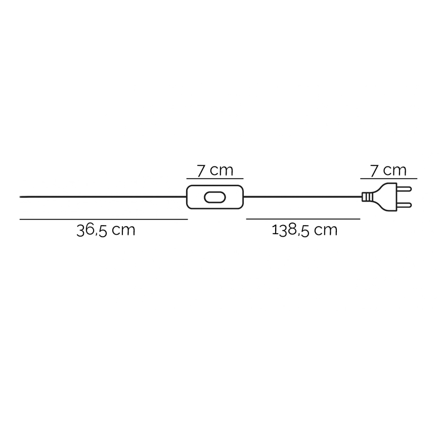 ONLI - Торшер CROSS 1xE27/22W/230V чорний/латунь
