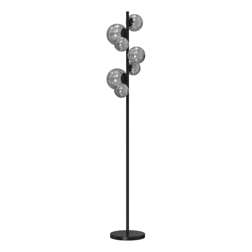 ONLI - Торшер PALOMA 7xG9/10W/230V черный/дымчатый